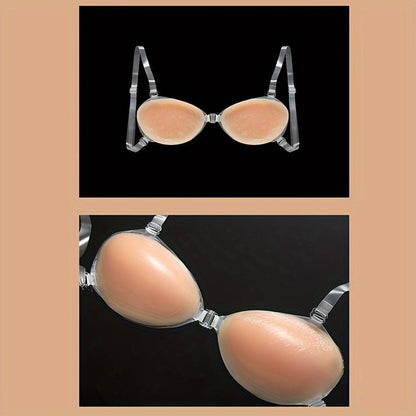 1 Pair of Invisible Silicone Bra Straps.